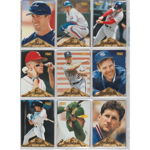 1996 Pinnacle Baseball Complete Set (Series 1) Mint  cards 1-200 - Picture 1 of 14